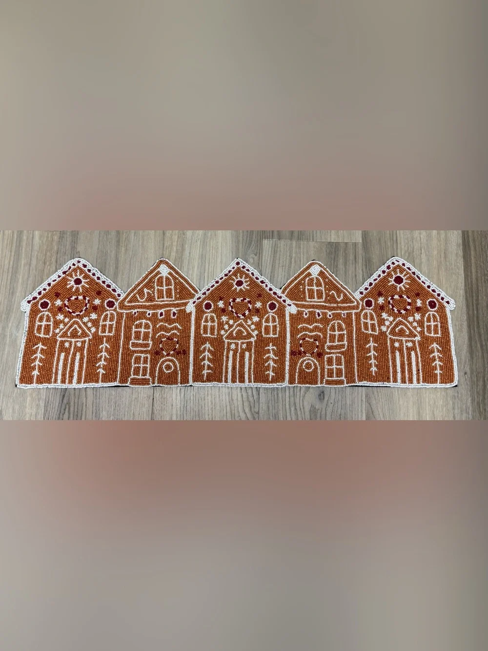 Anthropologie beaded gingerbread